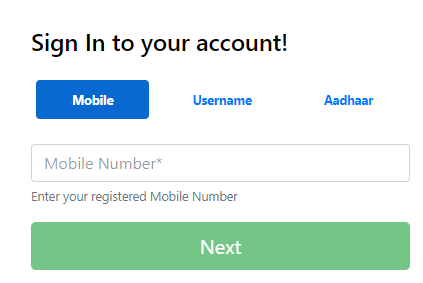 Digilocker Sign In Form