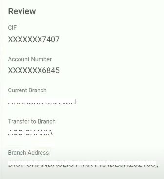 YONO SBI App Transfer Account