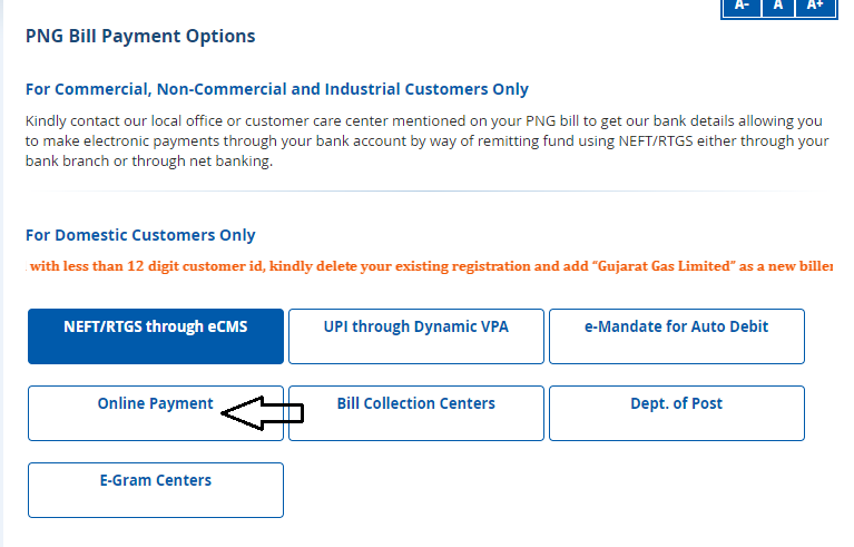 Gujarat Gas Bill Payment 