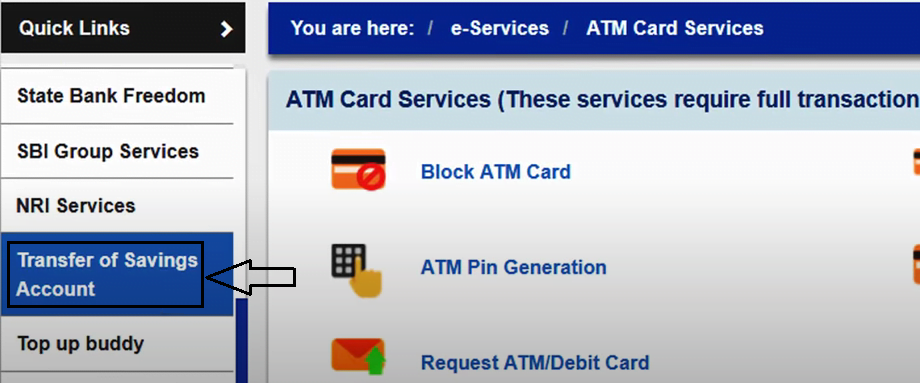 SBI Bank Transfer Online