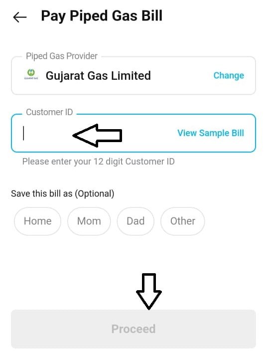 Paytm App Pay Gujarat Gas Bill Payment