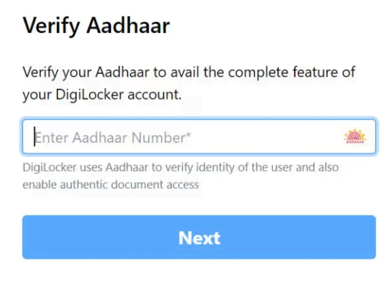 Digilocker Verify Aadhaar