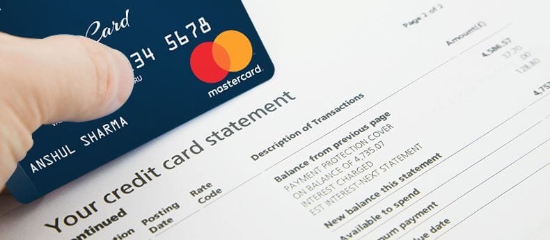 Bank Of Baroda Credit Card Statement