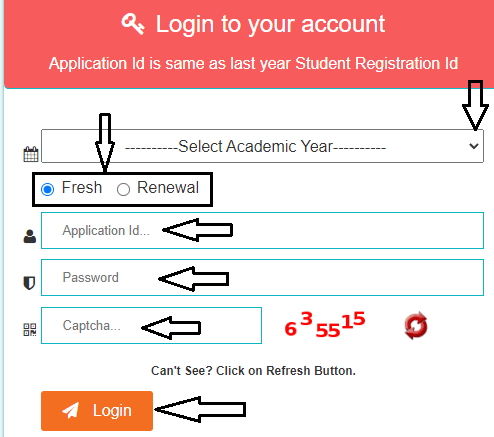 Scholarship Status Form