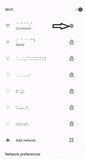WIFI Password Android Phone
