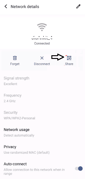 Android Phone WIFI Password 