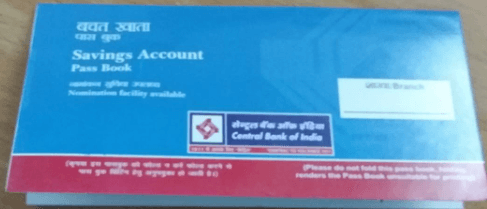 Central Bank Passbook 