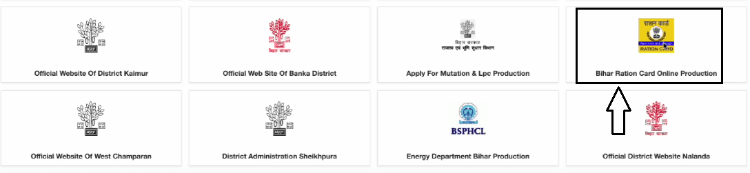ration card bantwara bihar ke liey