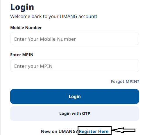 APY Umang Registration Form