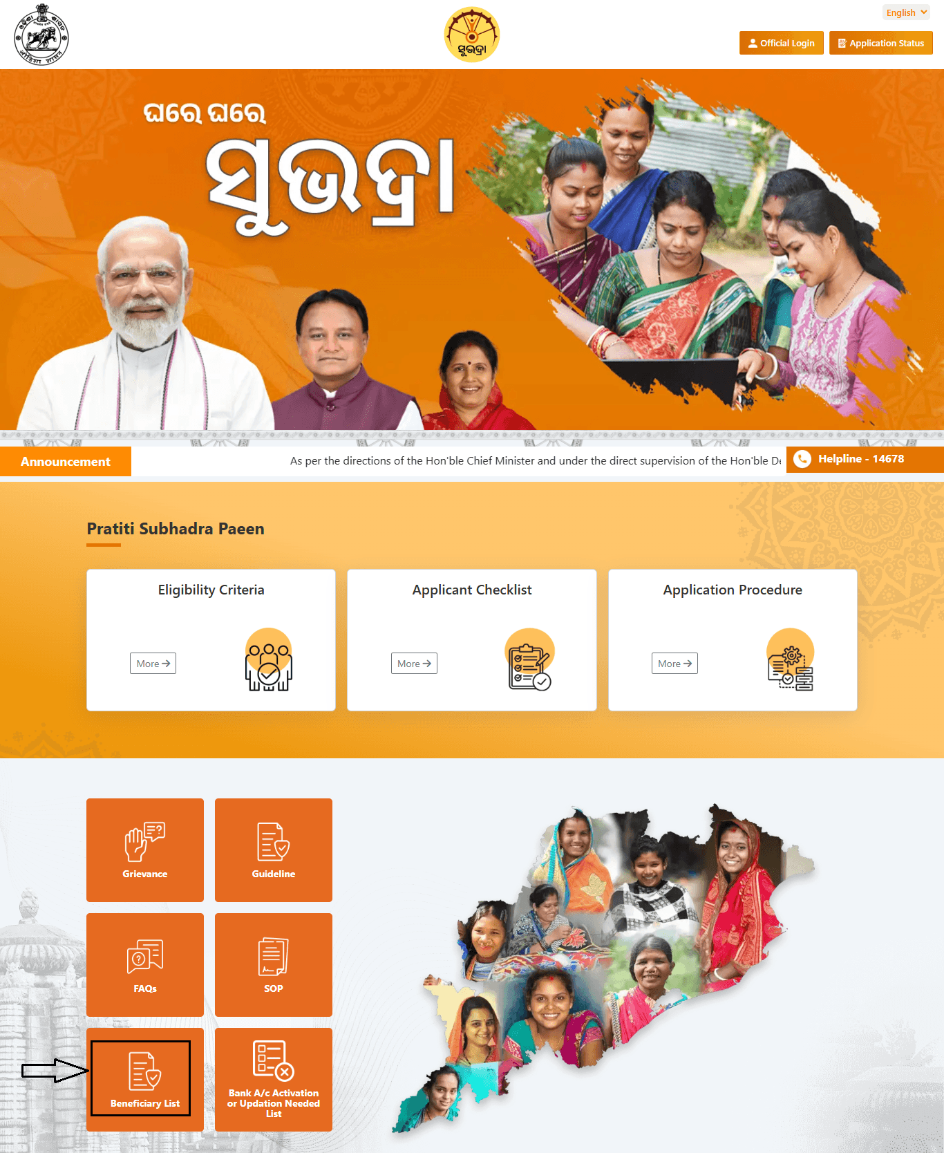 Subhadra Yojana List