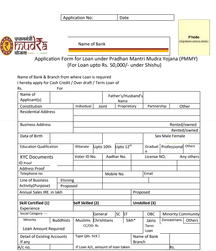 Mudra Loan Yojana Apply Online
