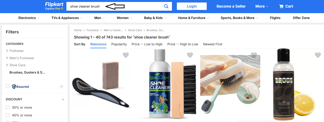 Shoe brush cleaner